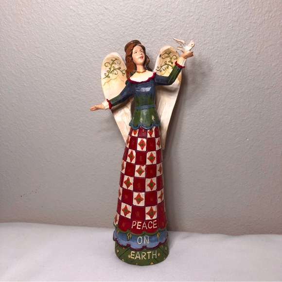 St. Nicholas Square 2009 Winterland Collection Peace On Earth Angel Figurine - Picture 2 of 9